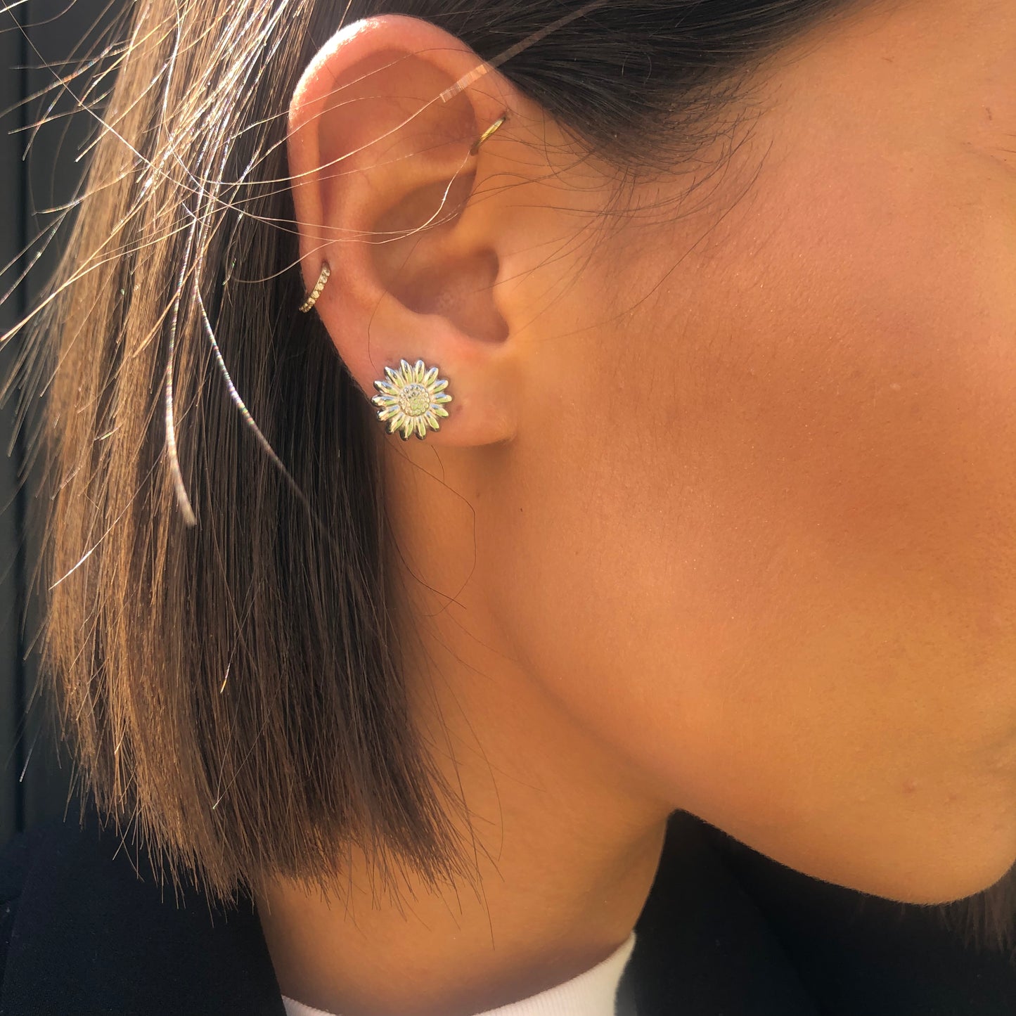 Boucles d'oreilles | Marguerites Silver